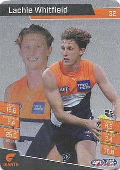 2022 AFL TeamCoach - Silver #32 Lachie Whitfield Front